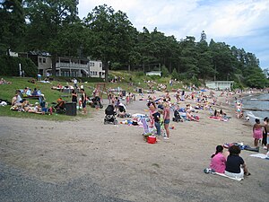 Sandstranden.