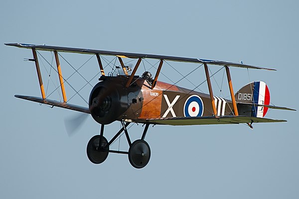 First World War Sopwith Camel biplane