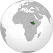 South Sudan (orthographic projection) highlighted.svg