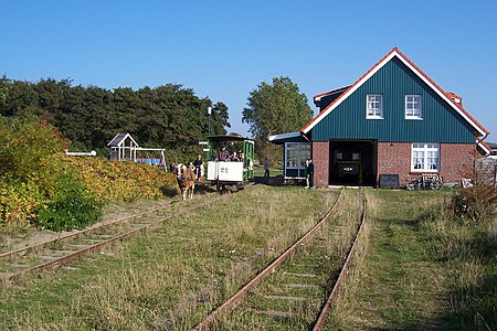 Spiekeroog Museumspferdebahn 2