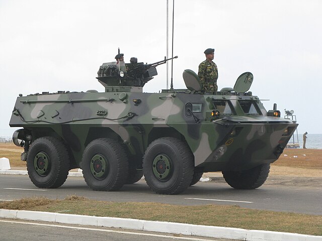 Sri Lanka ZSL-92A armored personnel carrier
