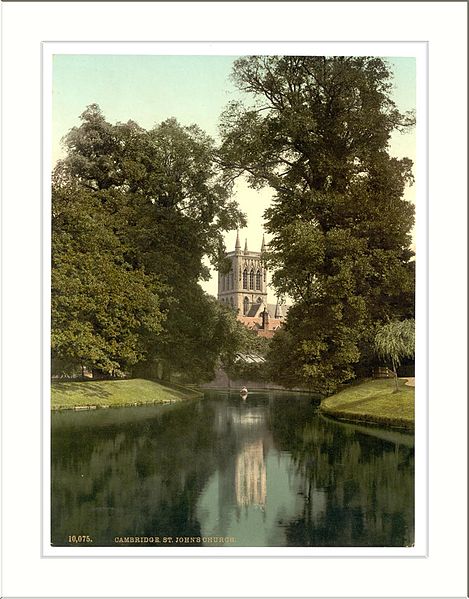 File:St. Johns College chapel from the river Cambridge England.jpg