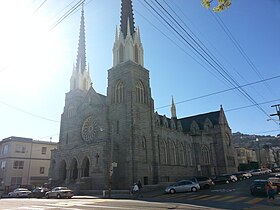 Illustrasjonsbilde av seksjonen St. Paul's Church of San Francisco