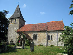 St Martin of Tours Church, The Street, Detling, Kent - geograph.org.uk - 1377470.jpg