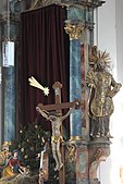 Ignatius von Loyola am linken Seitenaltar