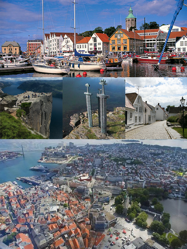 Stavanger, The oil capital and capital of Rogaland Stavangercollage2.png