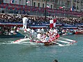 Ajustas de la Sant Loís a Seta en 2005 (la barca roja)