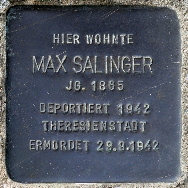 File:Stolperstein.Grünau.Wassersportallee 34.Max Salinger.4186.jpg