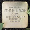 Stolperstein Sieglindestr 1 (Fried) Irene Philipsohn.jpg