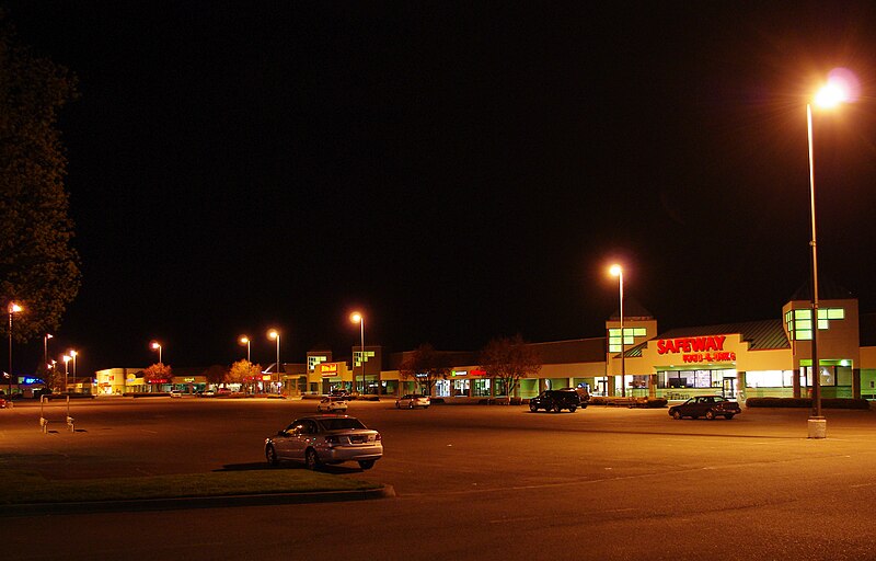 File:Sunset Esplanade at night - Hillsboro, Oregon.JPG