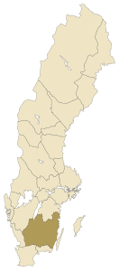 Småland - Localisation