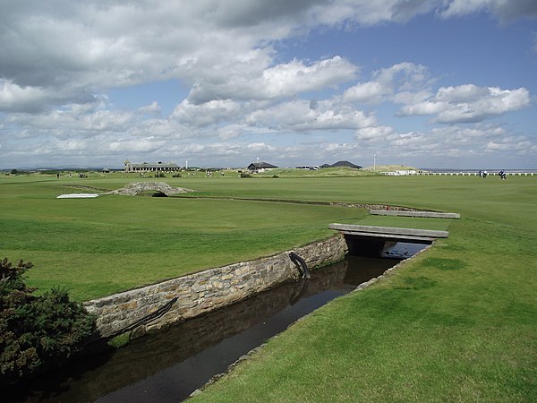 Image: Swilken Burn (St Andrews) geograph 5530286 by Tim Glover