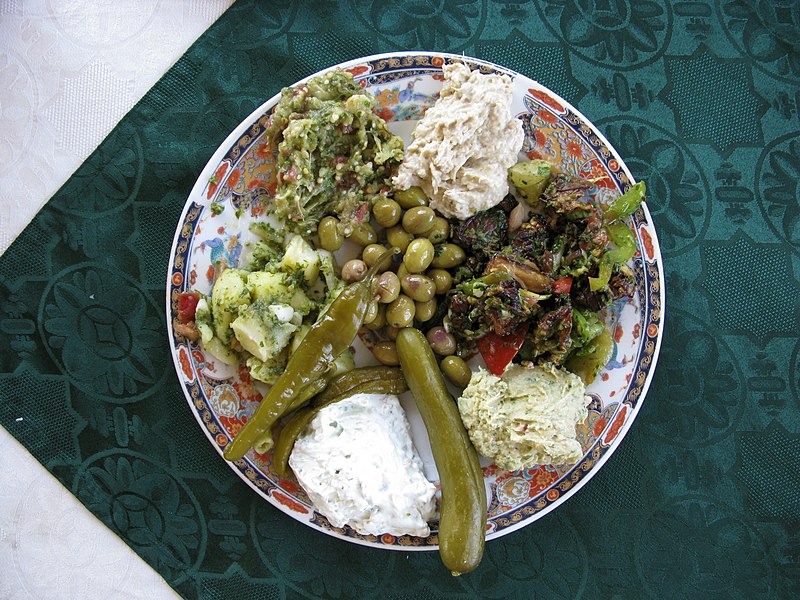 File:Syria, Al-Husn, Arabic meze or mezze.jpg