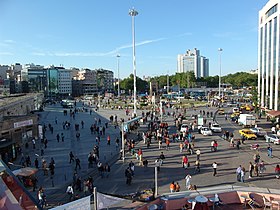 Szemléltető kép a Taksim tér szakaszról