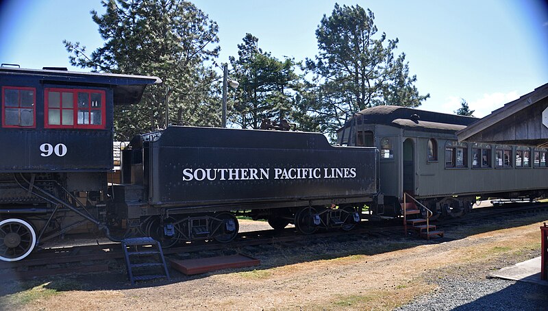 File:Tender for Oregon Coast Scenic Railroad - 90 (Baldwin Locomotive Works 2-8-2 steam locomotive) (Garibaldi, Oregon, USA) 1.jpg