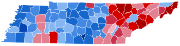 Tennessee Presidential Election Results 1900.svg