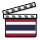 Thailand film clapperboard.svg