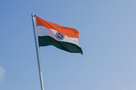 The Flag of India on Republic Day