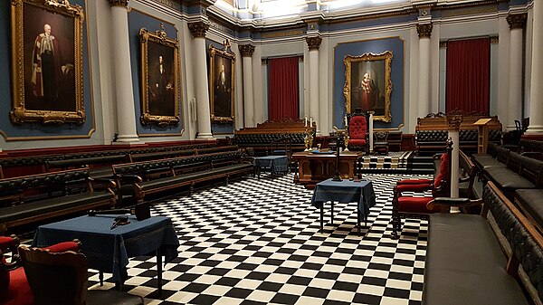 The Grand Lodge of Ireland, Dublin.