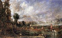 A Waterloo-híd megnyitása a Whitehall lépcső felől látható John Constable.jpeg