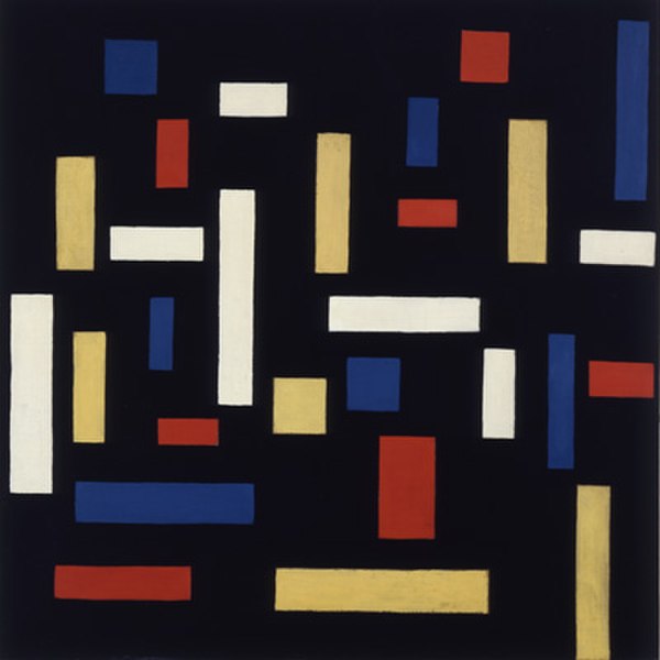 Theo van Doesburg, Composition VII (the three graces), 1917