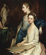 Ressamin kizlari , Molly ve Peggy (1760)