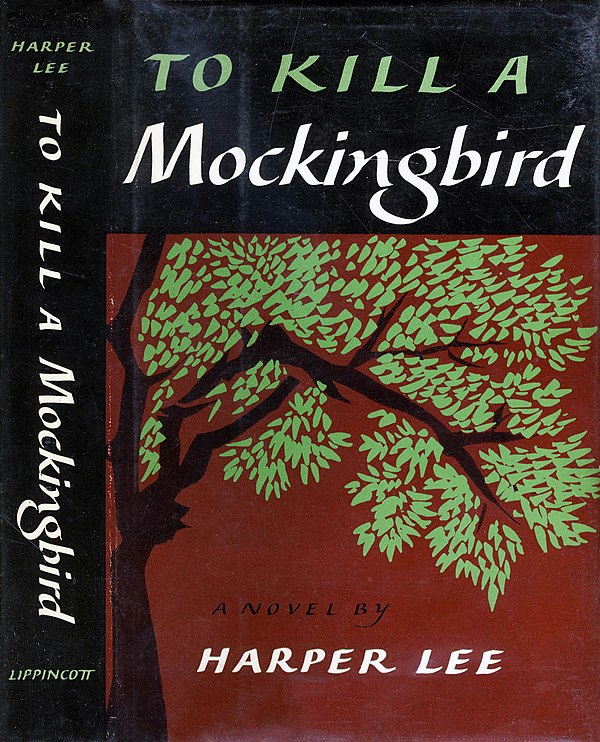 The first edition cover for To Kill a Mockingbird