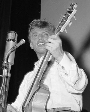 Steele performing in Stockholm in 1957