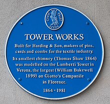 Tower Works blue plaque 2018.jpg