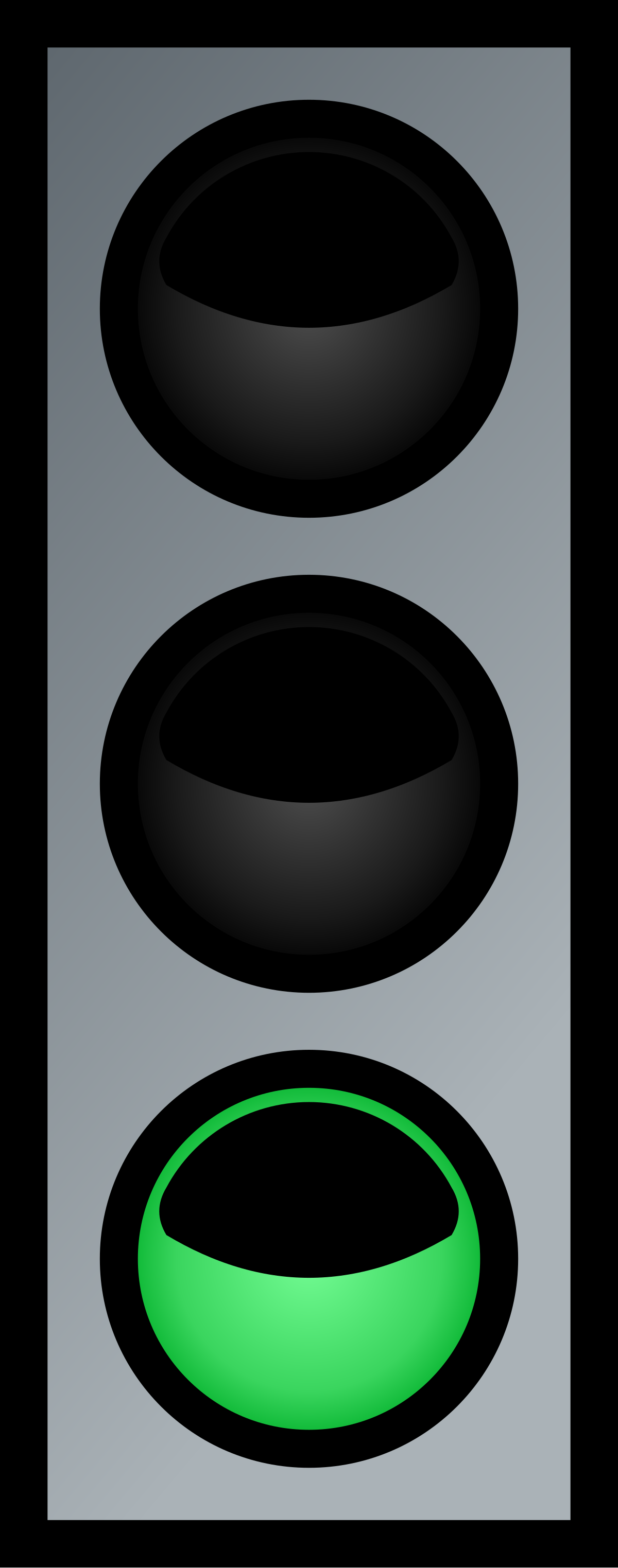 green traffic lights