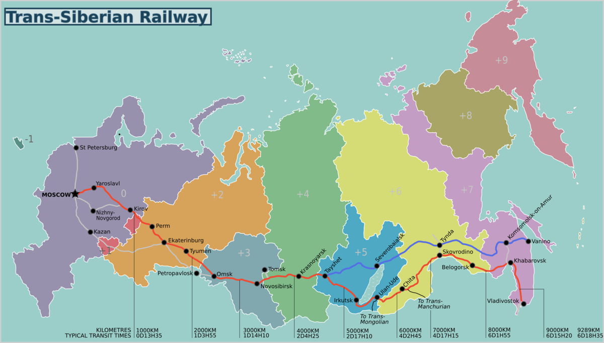 Trans-Siberian Railroad, History, Map, Geography, & Facts