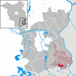 Tschernitz – Mappa