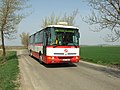 Čeština: Příměstský autobus PID, linka 312, směřující do Tuchoměřic nápověda English: PID bus heading for Tuchoměřice in Central Bohemian region, CZ help