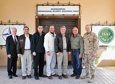 Congressman McCaul led House of Representatives Committee on Homeland Security to visit ISAF Headquarters