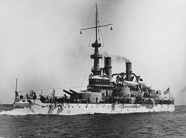 USS Indiana, the first modern US battleship