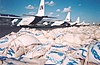 UN-Flugzeug mit Hilfslieferungen im Sudan