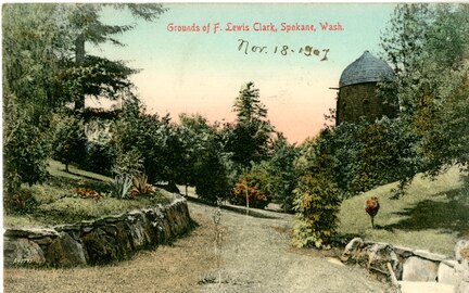 Grounds of the Undercliff House, 1907