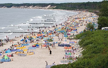 Ustka, beach