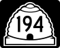 State Route 194 işaretçisi