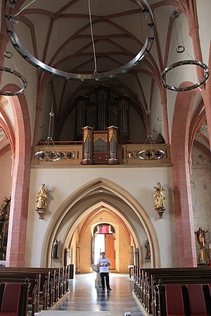 Völkermarkt-Pfarrkirche-Orgelempore.JPG