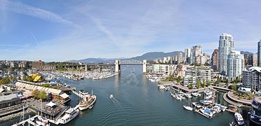 False Creek from Granville Street Bridge