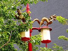 Chinese themed street-light