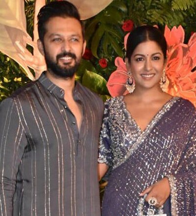 Sheth with wife Ishita Dutta in 2022