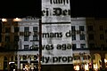 Videoinstallation zum 70. Jahrestag des Novemberpogroms 1938 – Rathausmarkt Hamburg