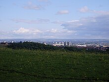 View to Glasgow from Cleddans Road View to Glasgow from Cleddans Road - geograph.org.uk - 890557.jpg