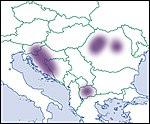 Vitrea erjaveci – Verbreitung