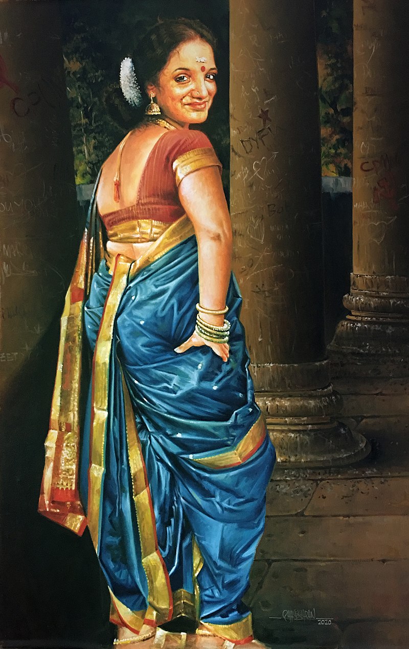 Nauvari Saree - Traditional Indian Bridal Outfit