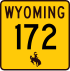 Wyoming Highway 172 işaretleyici