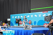 Deutsch: Gewichtheben bei den Olympischen Jugendspielen 2018; Tag 1, 7. Oktober 2018; Jungen 56 kg English: Weightlifting at the 2018 Summer Youth Olympics at 7 October 2018 – Boys' 56 kg