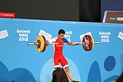 Deutsch: Gewichtheben bei den Olympischen Jugendspielen 2018; Tag 2, 10. Oktober 2018; Jungen 62 kg English: Weightlifting at the 2018 Summer Youth Olympics at 8 October 2018 – Boys' 62 kg